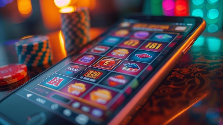 Antarmuka aplikasi mobile surga555 menampilkan kasino live dan sportsbook